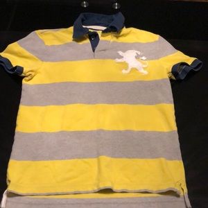 Express striped polo